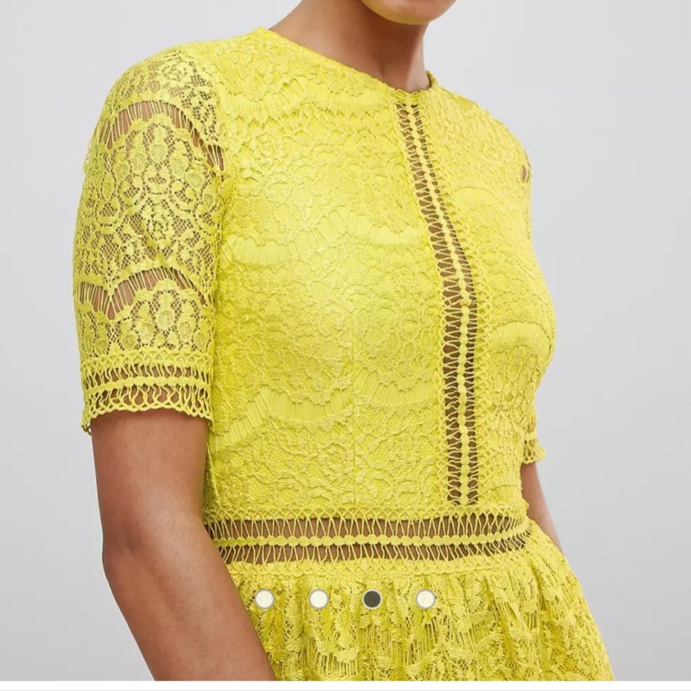 Missguided Lace Layered Mini Dress from ASOS